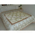 Hot selling microfiber plush quilt